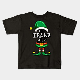 The Trans Elf Matching Family Christmas Pajama Kids T-Shirt